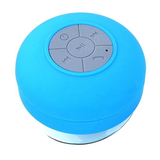 Portable Waterproof Bluetooth Shower Speaker – Suction Cup, Wireless, Built-in Mic