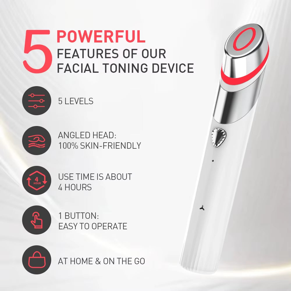 Age-R Booster H 4-in-1 Skin Care Device — Microcurrent Lifting, Deep Facial Firming & Anti-Aging Beauty Tool