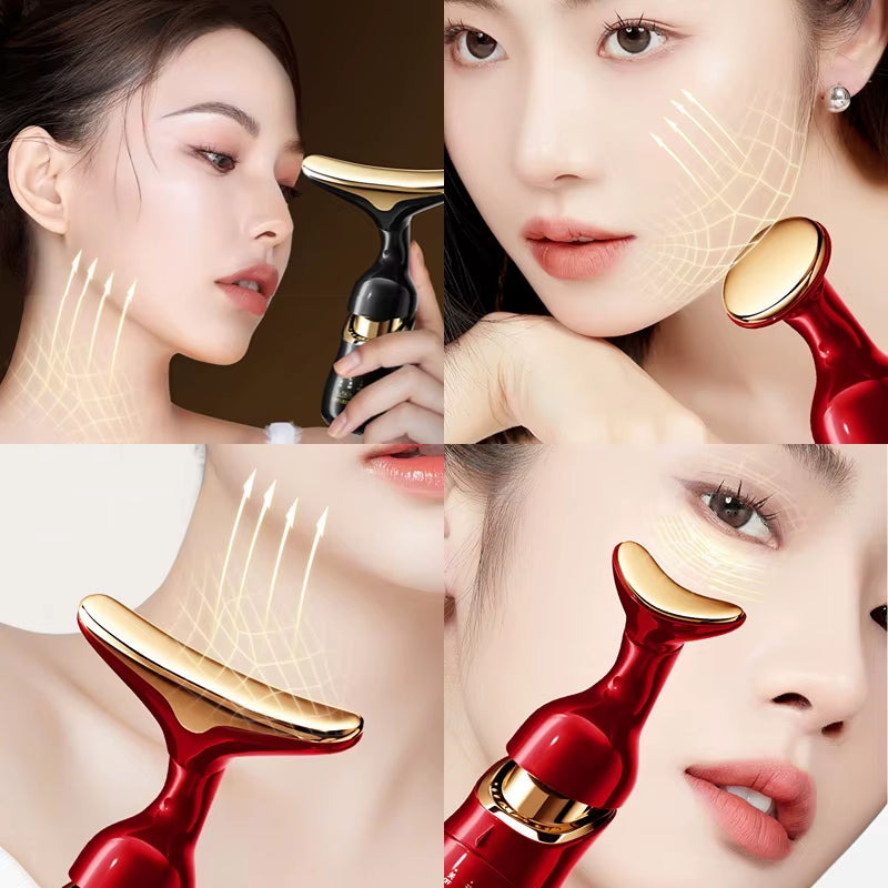 LumiLift™ 3-in-1 Face Sculpting & Skin-Tightening Device — Anti-Aging, Wrinkle Smoothing & Neck Lifting Massager