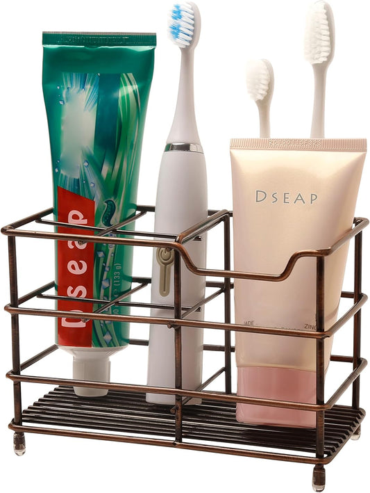 Stainless Steel Electric Toothbrush Holder – Wall-Mount Bathroom Organizer