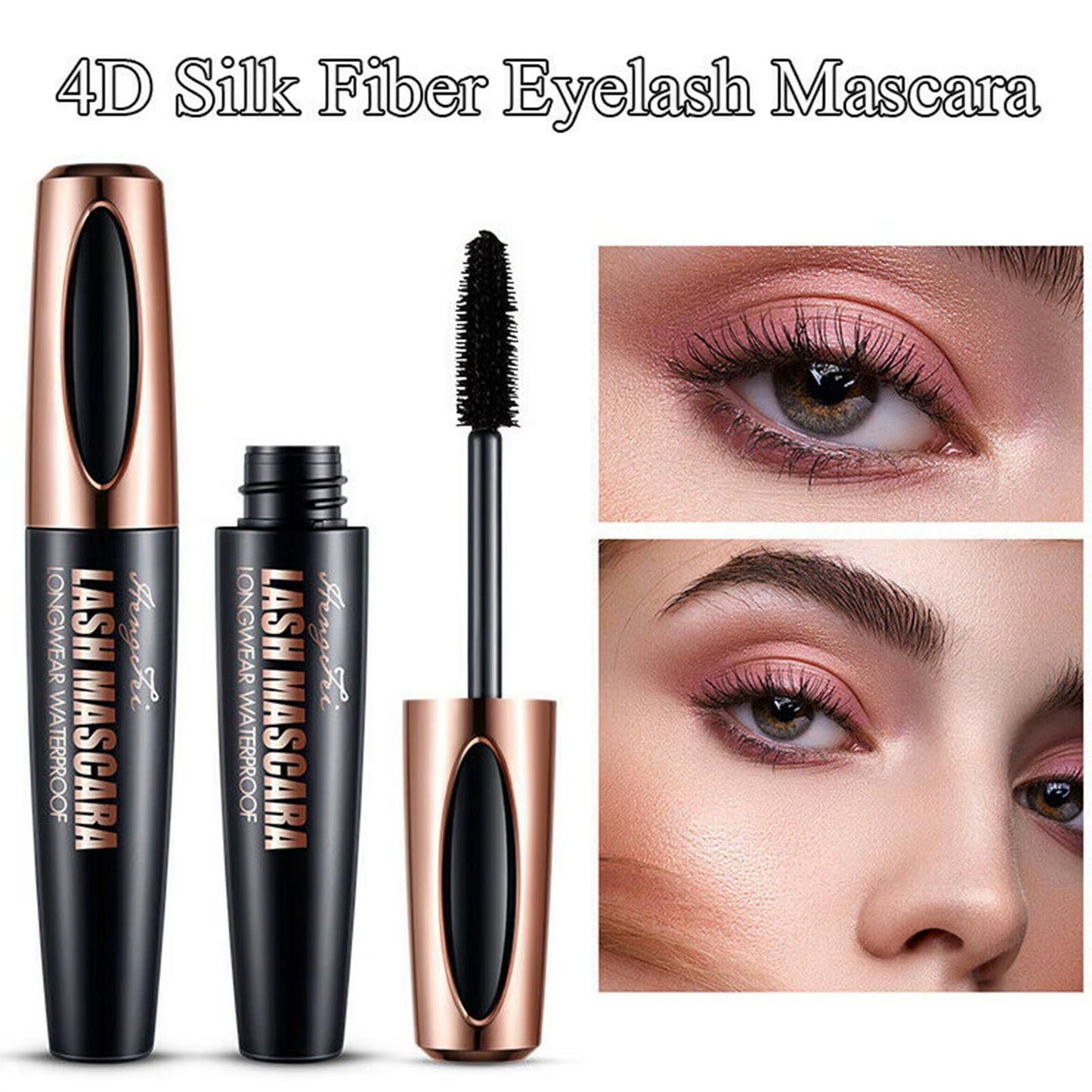3D Extreme Volume Mascara – Waterproof, Long-Lasting, and Smudge-Free Formula for Lush, Bold Lashes