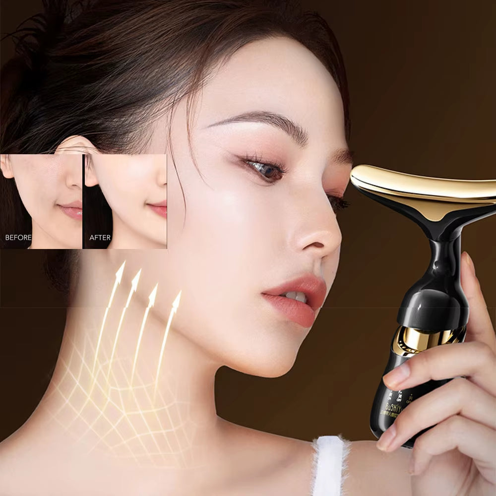 LumiLift™ 3-in-1 Face Sculpting & Skin-Tightening Device — Anti-Aging, Wrinkle Smoothing & Neck Lifting Massager
